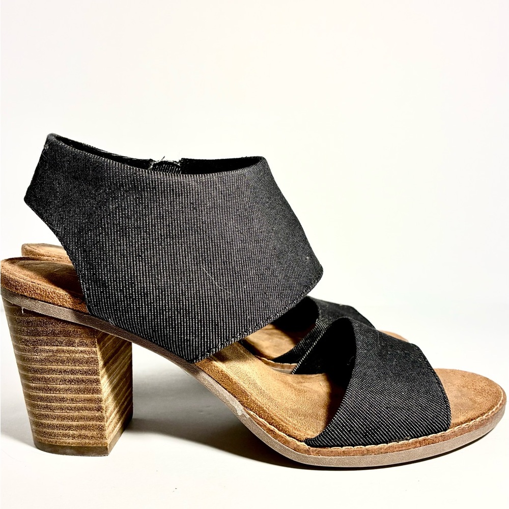 Toms ‘Majorca’ Cutout Heeled Sandal